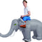 72 Inch Elephant Inflatable Costume, Halloween Blow up Costumes for Adults Men Women Unisex, Funny Adult Inflatable Costumes for Halloween Party Cosplay